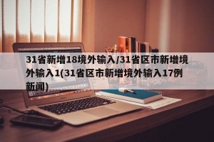 31省新增18境外输入/31省区市新增境外输入1(31省区市新增境外输入17例 新闻)