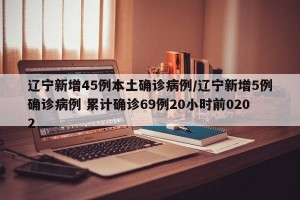 辽宁新增45例本土确诊病例/辽宁新增5例确诊病例 累计确诊69例20小时前0202