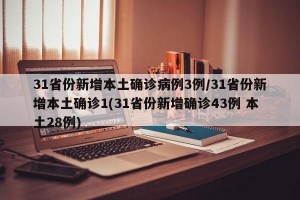 31省份新增本土确诊病例3例/31省份新增本土确诊1(31省份新增确诊43例 本土28例)